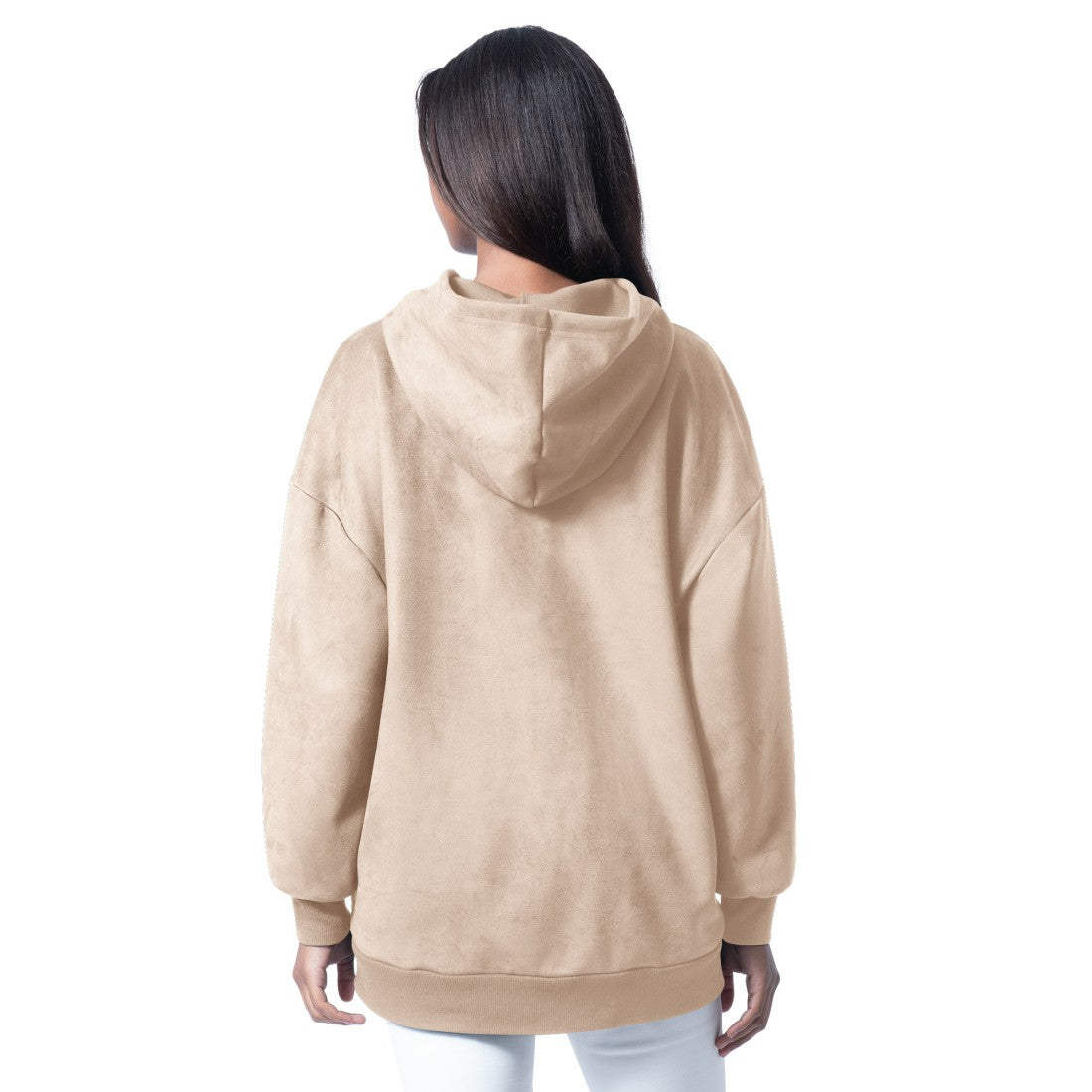 G-III 4Her by Carl Banks Women's Best Hitter Oversized Tunic Pullover Hoodie - Detroit Lions