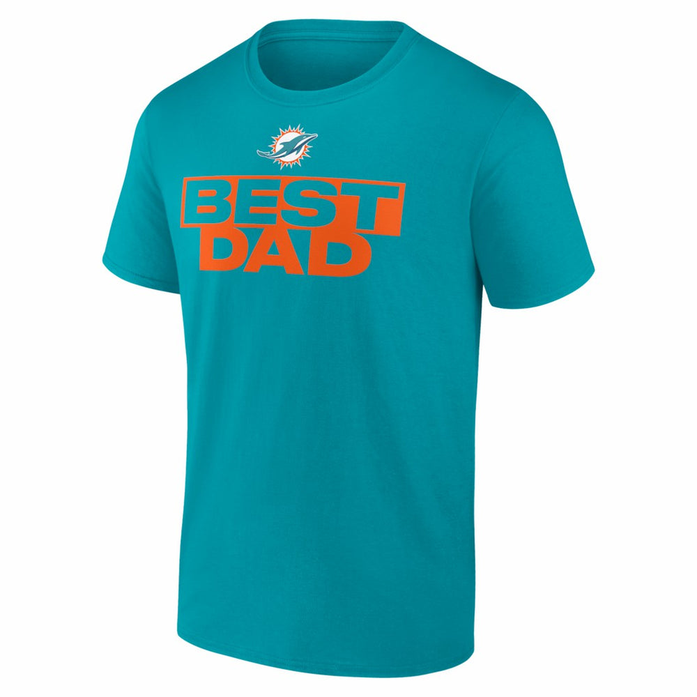Best Dad Father's Day T-Shirt - Miami Dolphins