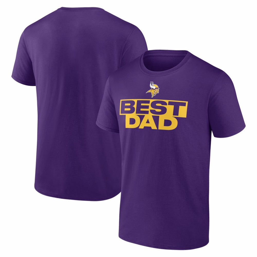 Best Dad Father's Day T-Shirt - Minnesota Vikings