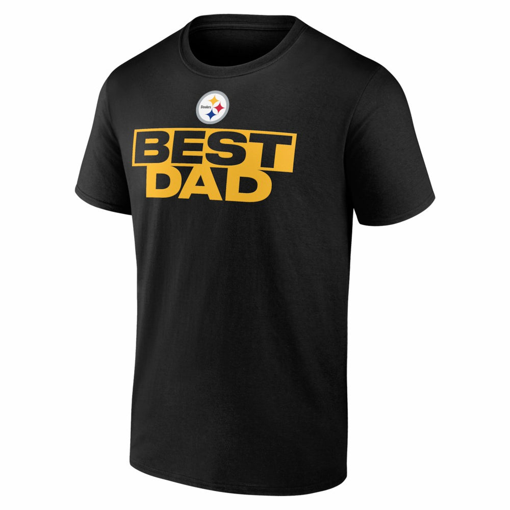 Best Dad Father's Day T-Shirt - Pittsburgh Steelers