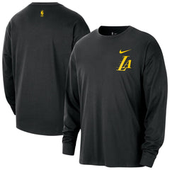 NBA Los Angeles Lakers 2025/26 City Edition Remix Essential Logo Long Sleeve T-Shirt