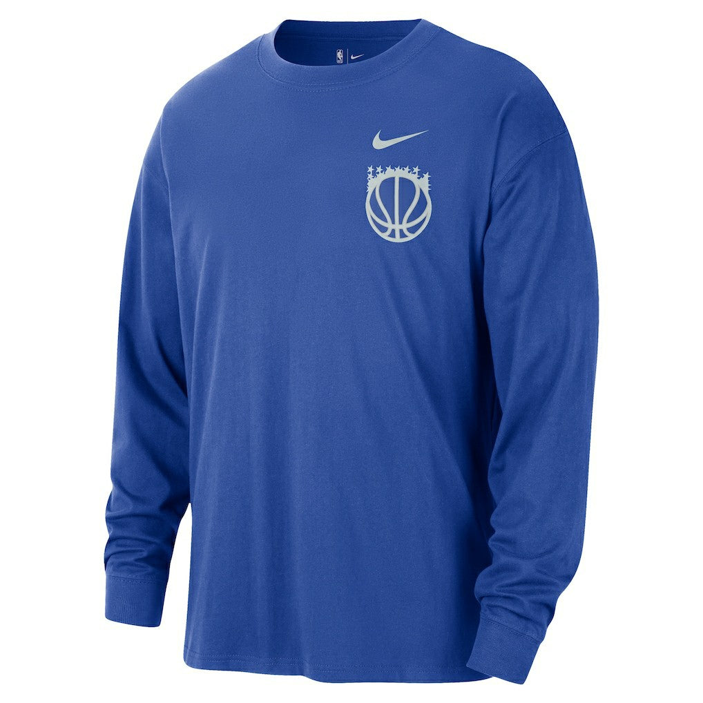 NBA Orlando Magic 2025/26 City Edition Remix Essential Logo Long Sleeve T-Shirt