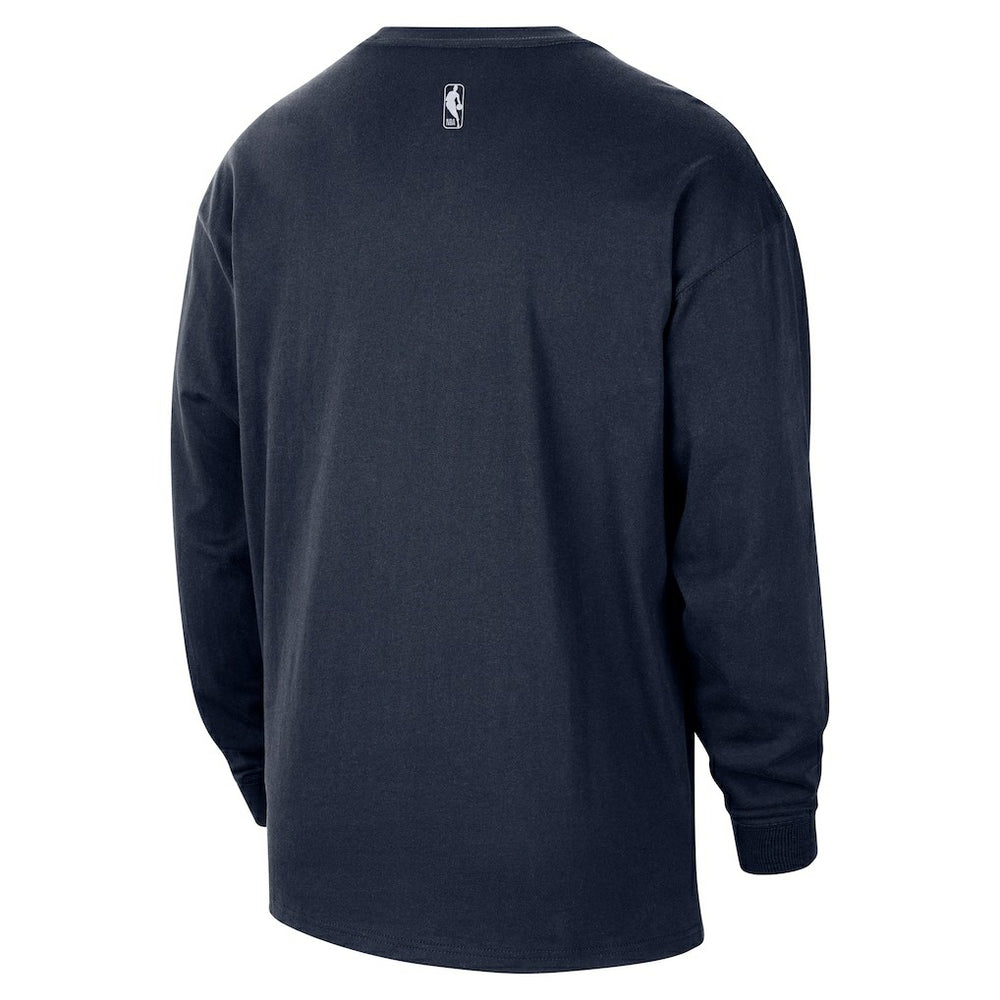 NBA Oklahoma City Thunder 2025/26 City Edition Remix Essential Logo Long Sleeve T-Shirt