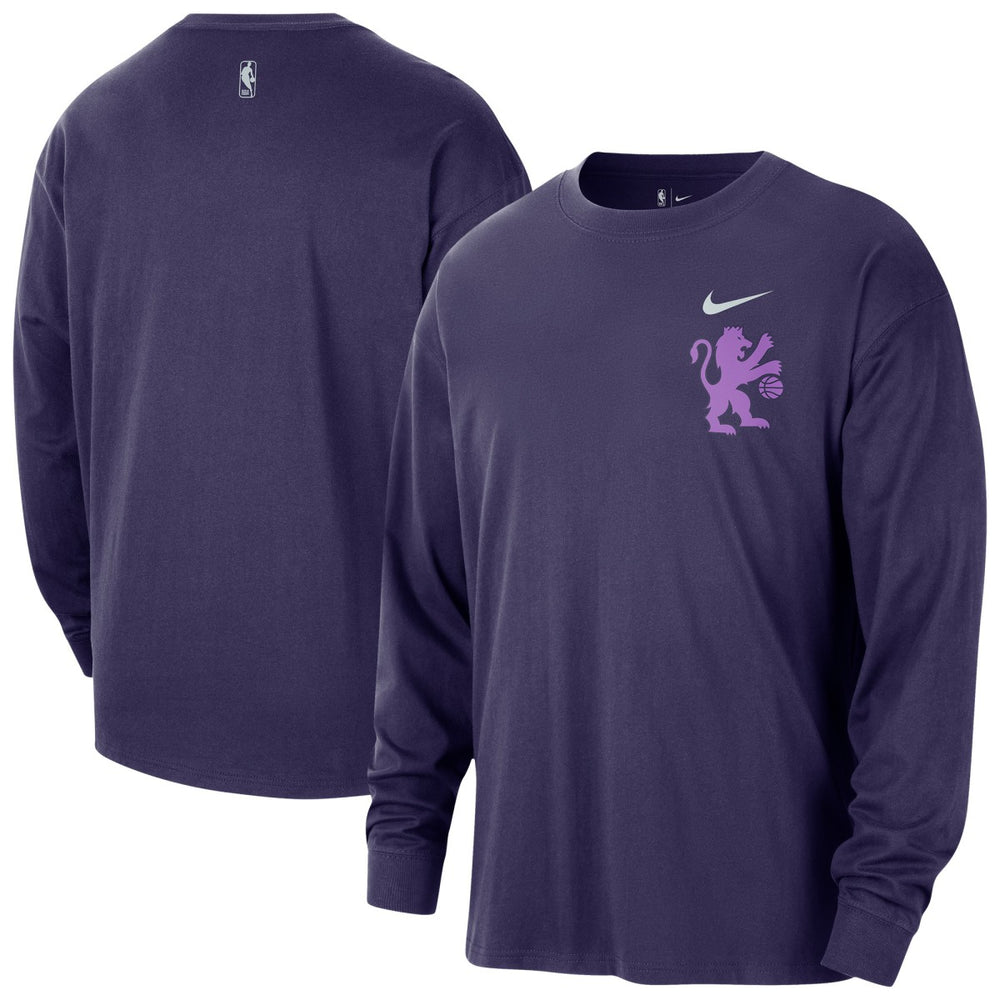 NBA Sacramento Kings 2025/26 City Edition Remix Essential Logo Long Sleeve T-Shirt