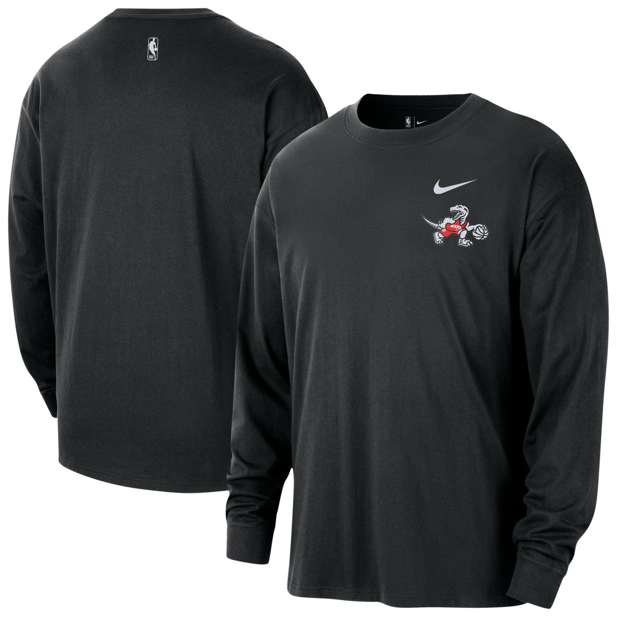 NBA Toronto Raptors 2025/26 City Edition Remix Essential Logo Long Sleeve T-Shirt