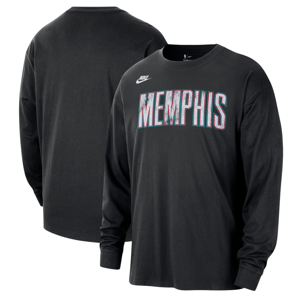 NBA Memphis Grizzlies Unisex Classic Edition Hardwood Classics Essential Logo Long Sleeve T-Shirt