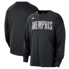 NBA Memphis Grizzlies Unisex Classic Edition Hardwood Classics Essential Logo Long Sleeve T-Shirt