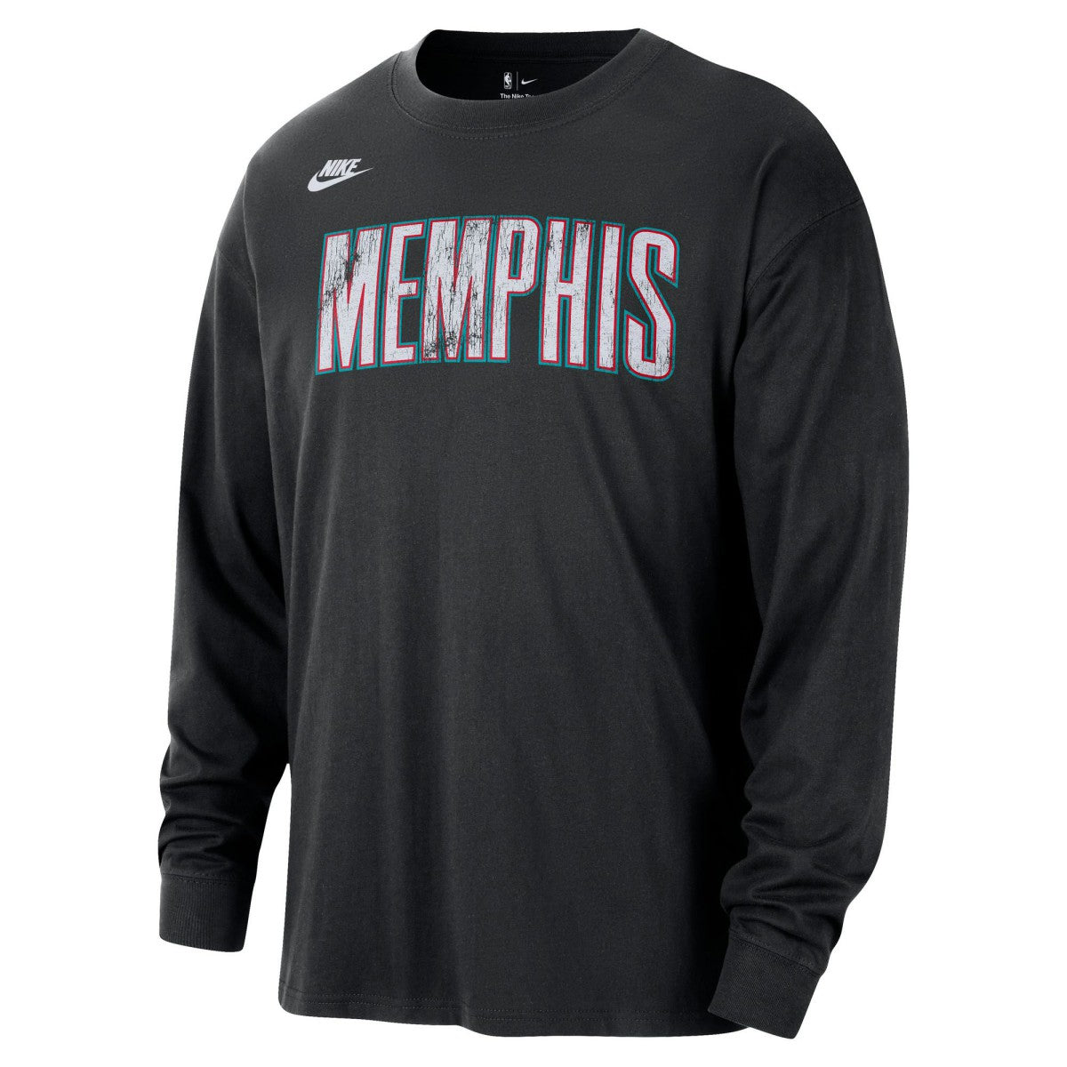 NBA Memphis Grizzlies Unisex Classic Edition Hardwood Classics Essential Logo Long Sleeve T-Shirt