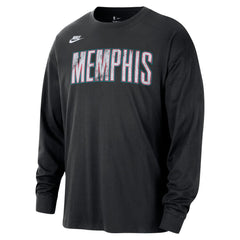 NBA Memphis Grizzlies Unisex Classic Edition Hardwood Classics Essential Logo Long Sleeve T-Shirt