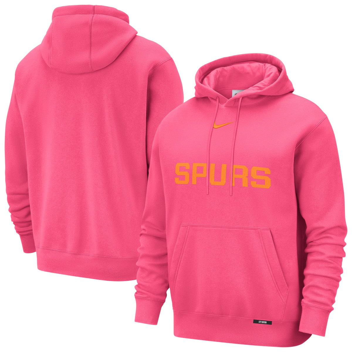 NBA San Antonio Spurs 2025/26 City Edition Essential Logo Remix Hoodie