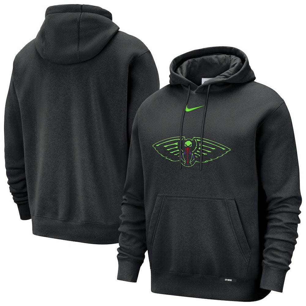 NBA New Orleans Pelicans 2025/26 City Edition Essential Logo Remix Hoodie