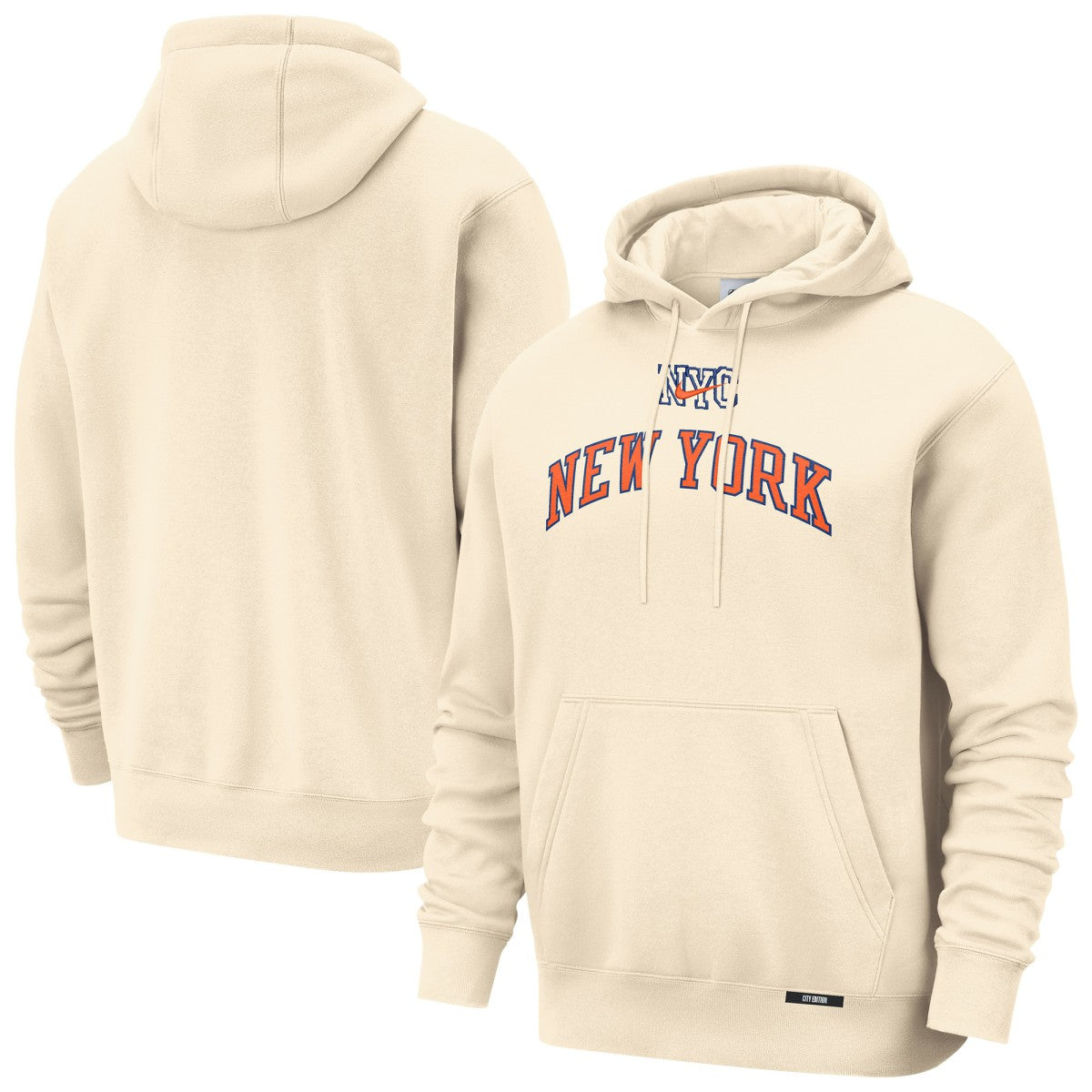 NBA New York Knicks 2025/26 City Edition Essential Remix Club Hoodie