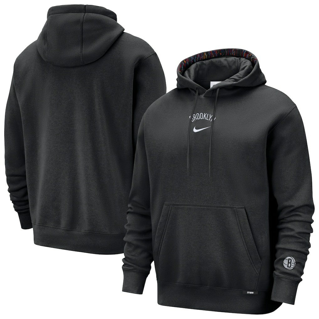 NBA Brooklyn Nets 2025/26 City Edition Courtside Remix Premium Hoodie