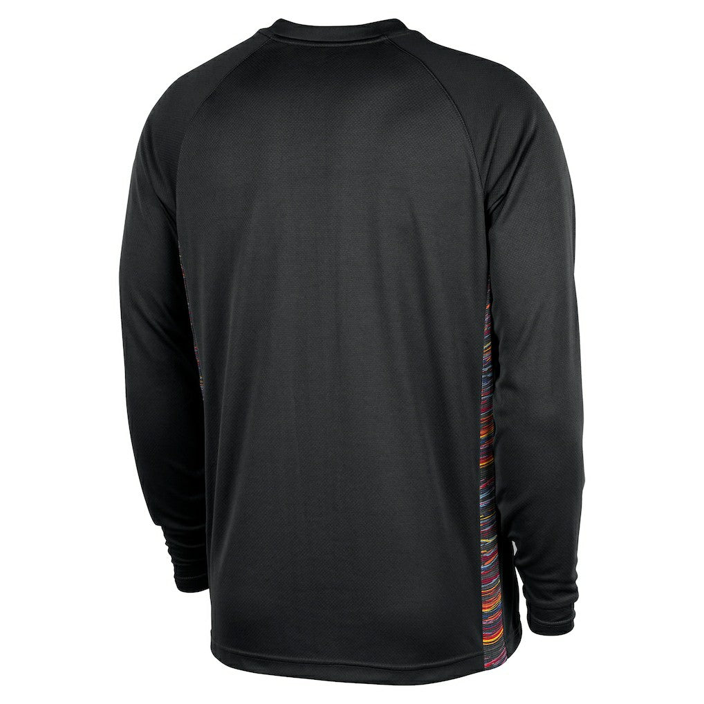 NBA Brooklyn Nets 2025/26 City Edition Authentic Pregame Dri-FIT Long Sleeve Shooting T-Shirt