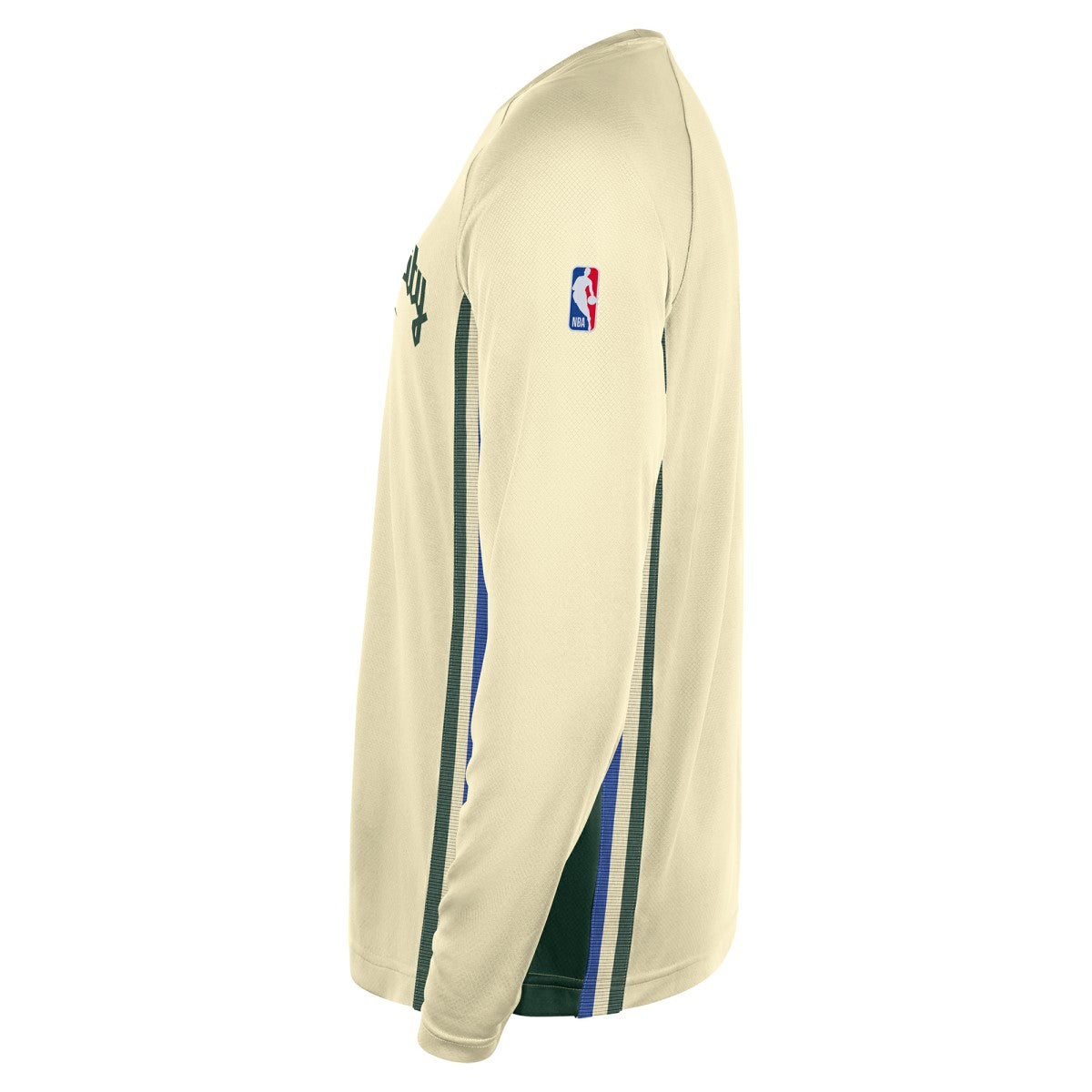NBA Milwaukee Bucks 2025/26 City Edition Authentic Pregame Dri-FIT Long Sleeve Shooting T-Shirt