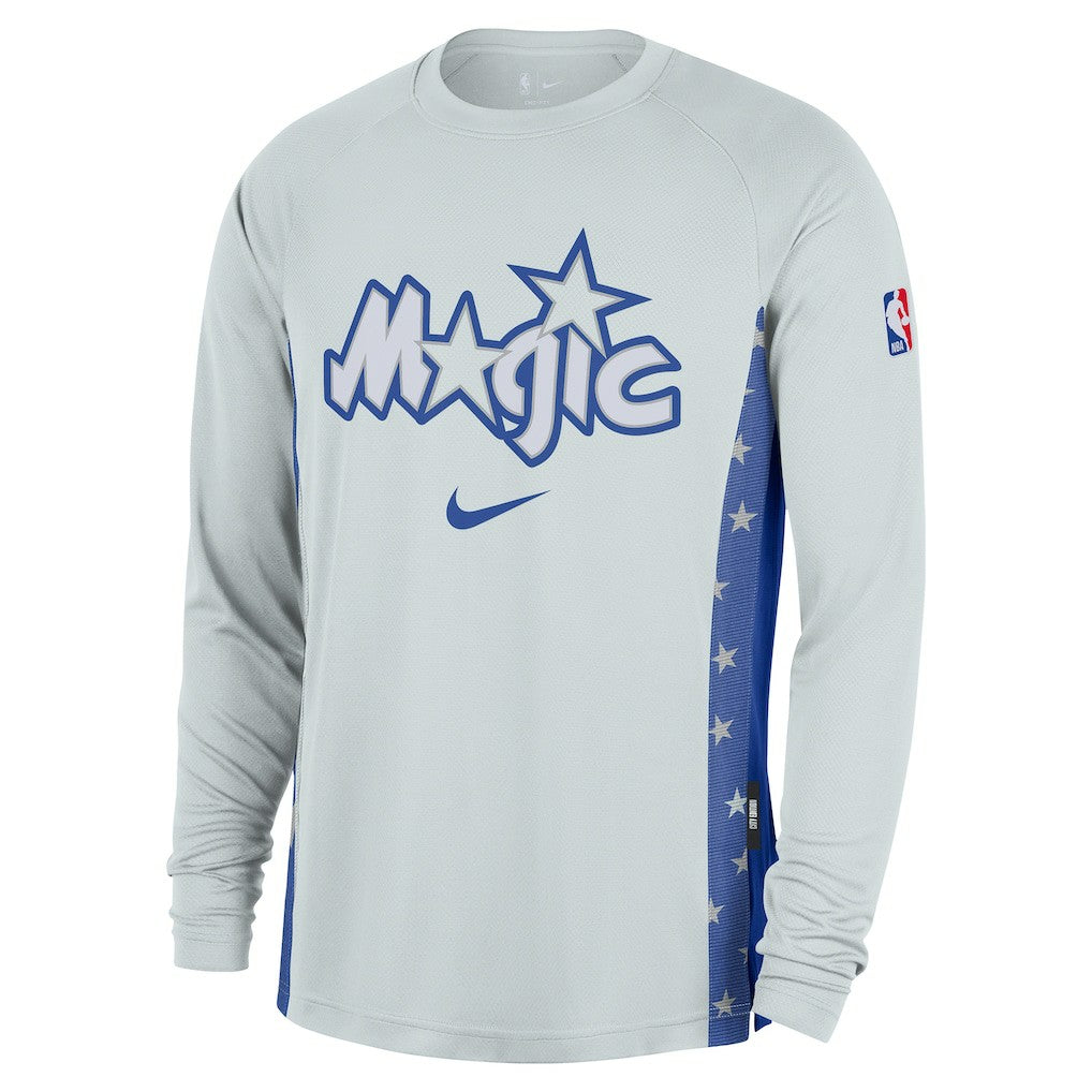 NBA Orlando Magic 2025/26 City Edition Authentic Pregame Dri-FIT Long Sleeve Shooting T-Shirt