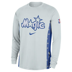 NBA Orlando Magic 2025/26 City Edition Authentic Pregame Dri-FIT Long Sleeve Shooting T-Shirt