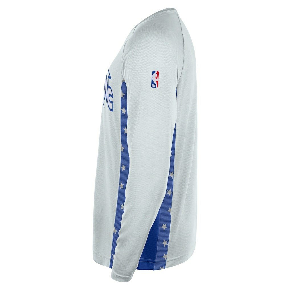 NBA Orlando Magic 2025/26 City Edition Authentic Pregame Dri-FIT Long Sleeve Shooting T-Shirt