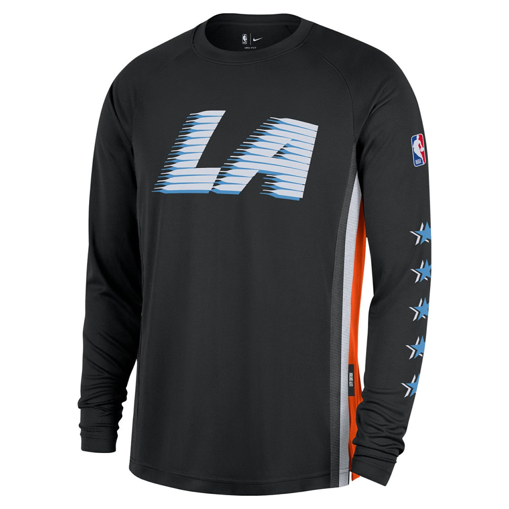 NBA LA Clippers 2025/26 City Edition Authentic Pregame Dri-FIT Long Sleeve Shooting T-Shirt