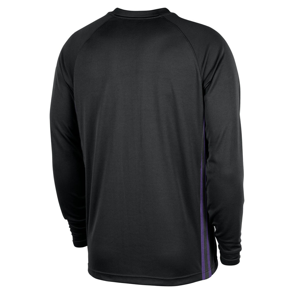 NBA Los Angeles Lakers 2025/26 City Edition Authentic Pregame Dri-FIT Long Sleeve Shooting T-Shirt