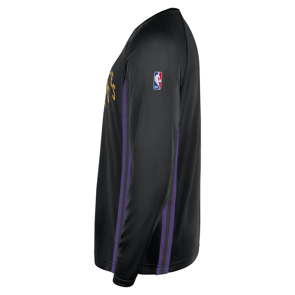 NBA Los Angeles Lakers 2025/26 City Edition Authentic Pregame Dri-FIT Long Sleeve Shooting T-Shirt