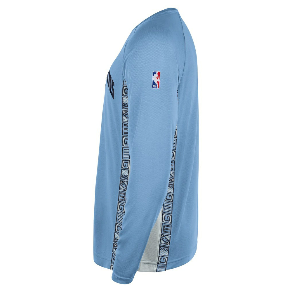 NBA Memphis Grizzlies 2025/26 City Edition Authentic Pregame Dri-FIT Long Sleeve Shooting T-Shirt