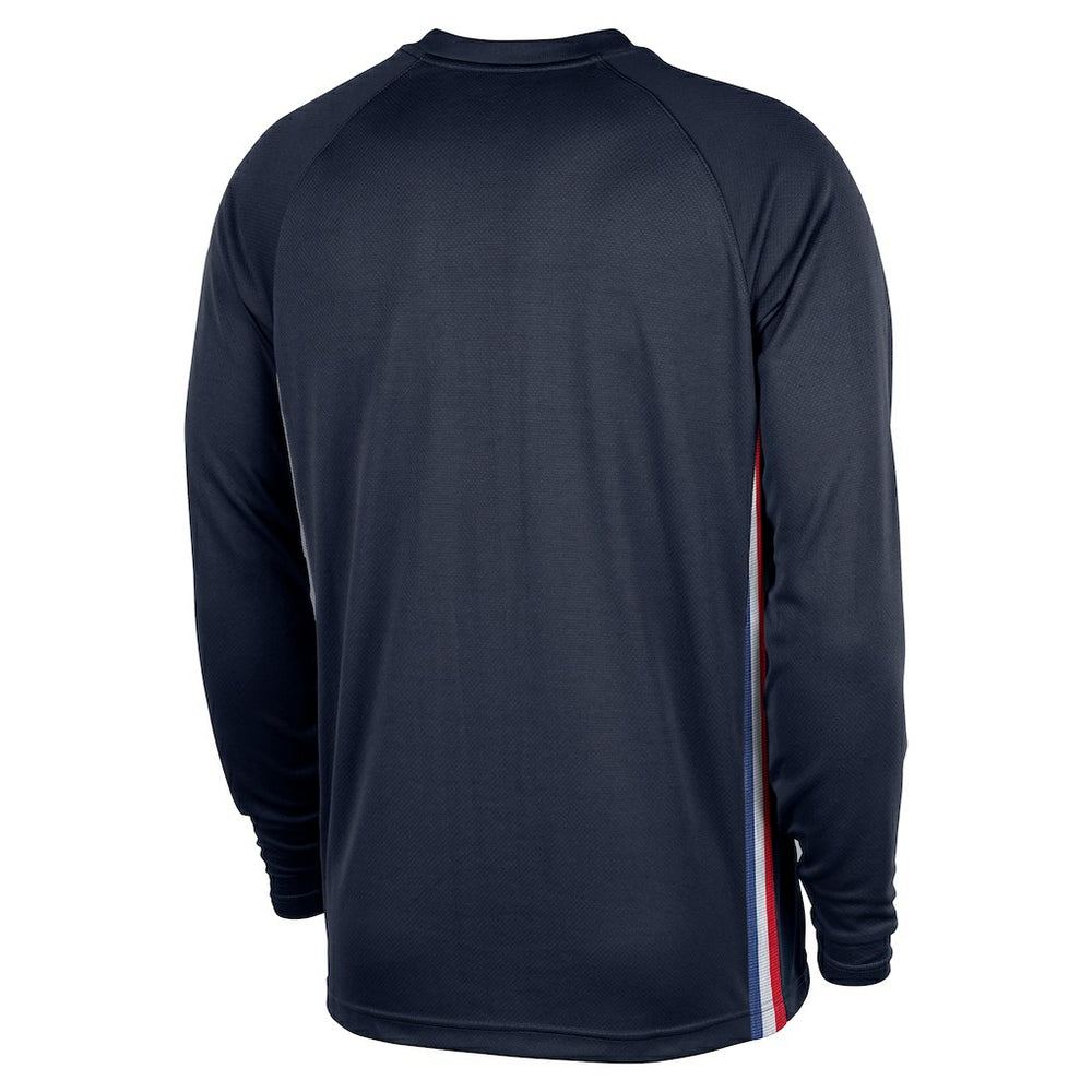 NBA Philadelphia 76ers 2025/26 City Edition Authentic Pregame Dri-FIT Long Sleeve Shooting T-Shirt