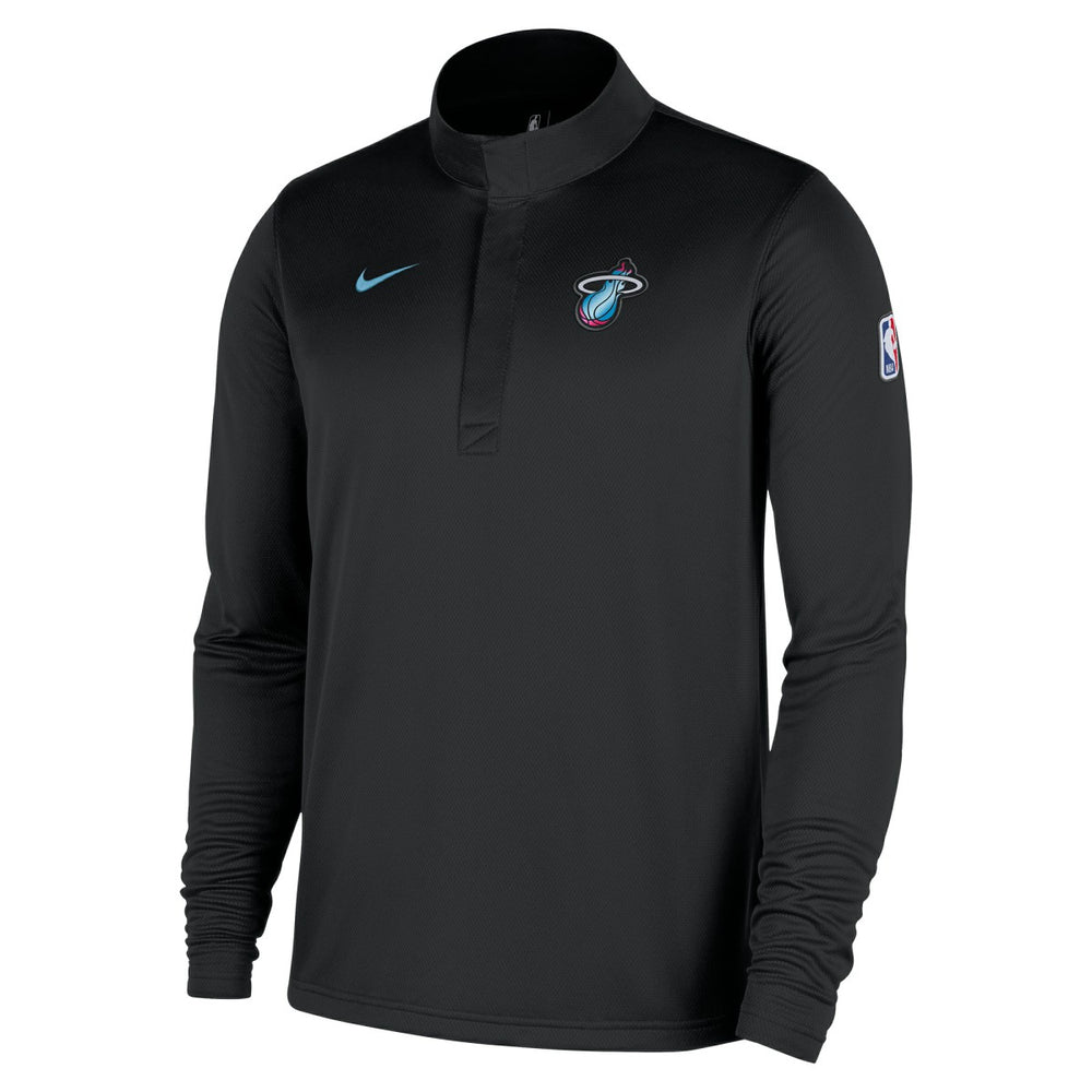 NBA Miami Heat 2025/26 City Edition Remix Authentic Coaches Dri-FIT Half-Zip Top