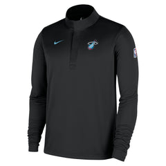 NBA Miami Heat 2025/26 City Edition Remix Authentic Coaches Dri-FIT Half-Zip Top