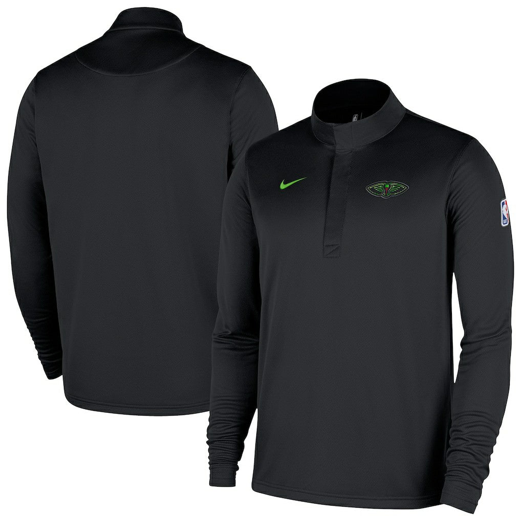 NBA New Orleans Pelicans 2025/26 City Edition Remix Authentic Coaches Dri-FIT Half-Zip Top