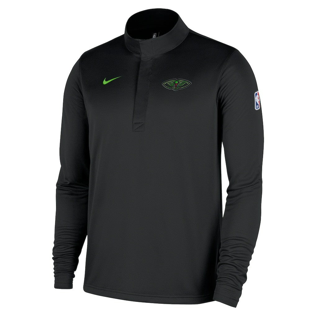 NBA New Orleans Pelicans 2025/26 City Edition Remix Authentic Coaches Dri-FIT Half-Zip Top