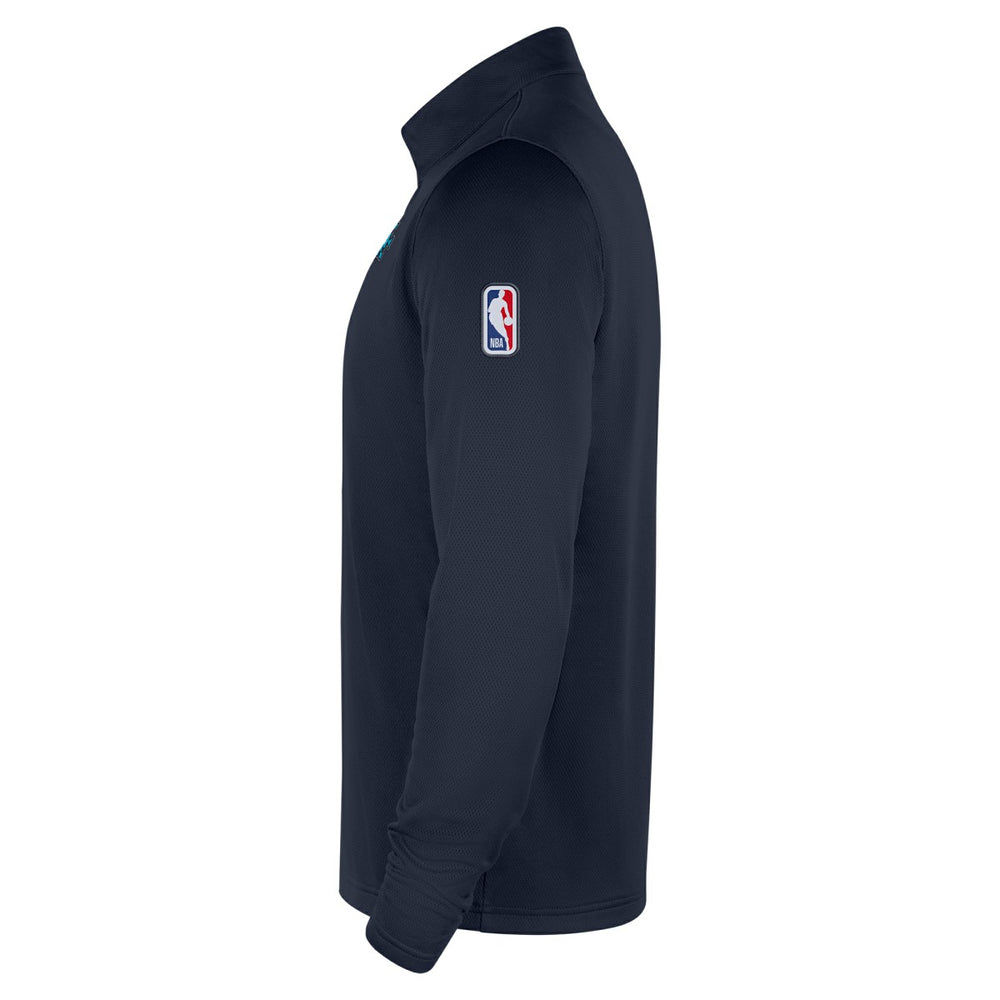 NBA Oklahoma City Thunder 2025/26 City Edition Remix Authentic Coaches Dri-FIT Half-Zip Top