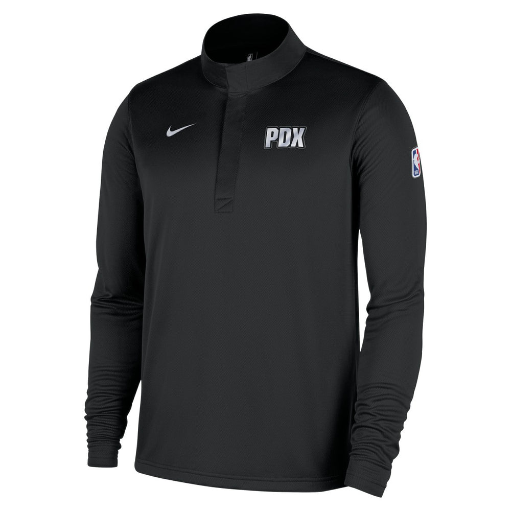 NBA Portland Trail Blazers 2025/26 City Edition Remix Authentic Coaches Dri-FIT Half-Zip Top