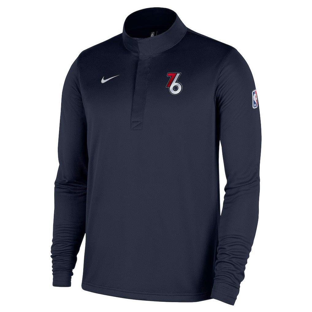 NBA Philadelphia 76ers 2025/26 City Edition Remix Authentic Coaches Dri-FIT Half-Zip Pullover