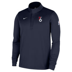NBA Philadelphia 76ers 2025/26 City Edition Remix Authentic Coaches Dri-FIT Half-Zip Pullover