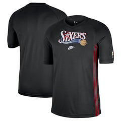 NBA Philadelphia 76ers Classic Edition Hardwood Classics Authentic Game Shooting T-Shirt