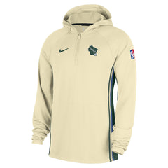 NBA Milwaukee Bucks 2025/26 City Edition Remix Authentic On-Court Quarter-Zip Dri-FIT Hooded Jacket