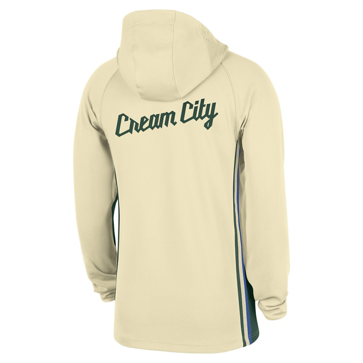 NBA Milwaukee Bucks 2025/26 City Edition Remix Authentic On-Court Quarter-Zip Dri-FIT Hooded Jacket