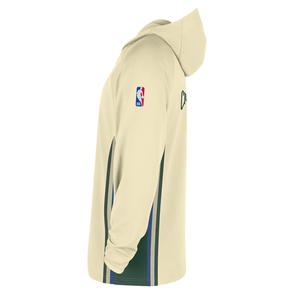 NBA Milwaukee Bucks 2025/26 City Edition Remix Authentic On-Court Quarter-Zip Dri-FIT Hooded Jacket
