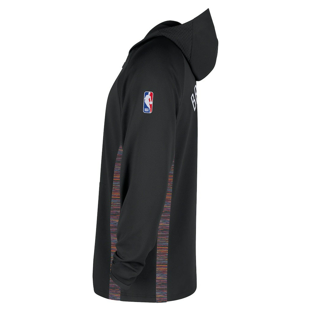 NBA Brooklyn Nets 2025/26 City Edition Remix Authentic On-Court Quarter-Zip Dri-FIT Hooded Jacket