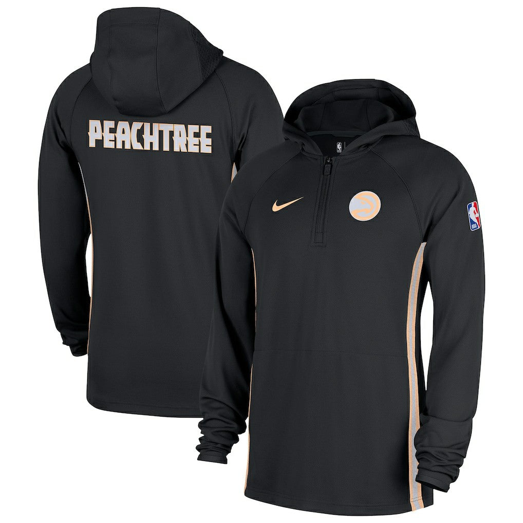 NBA Atlanta Hawks 2025/26 City Edition Remix Authentic On-Court Quarter-Zip Dri-FIT Hooded Jacket