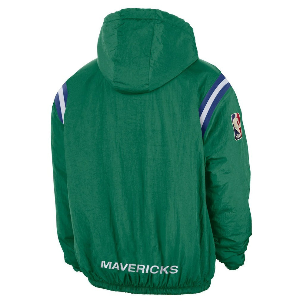 NBA Dallas Mavericks Hardwood Classics Therma-FIT Half-Zip Hooded Windbreaker sale