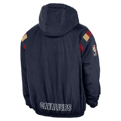 NBA Cleveland Cavaliers Hardwood Classics Therma-FIT Half-Zip Hooded Windbreaker sale