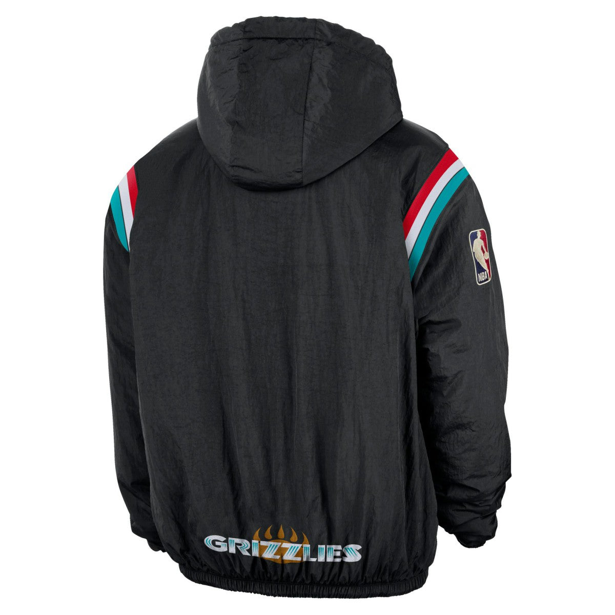 NBA Memphis Grizzlies Hardwood Classics Therma-FIT Half-Zip Hooded Windbreaker
