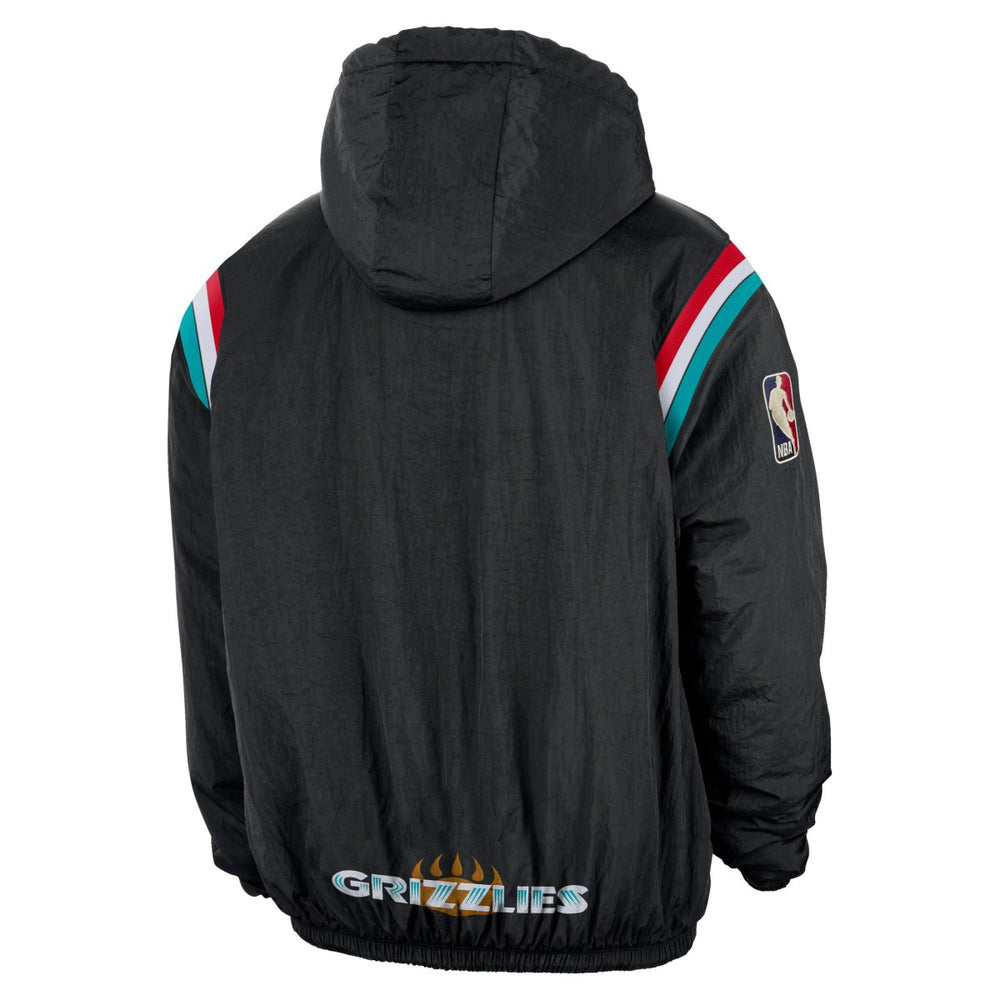 NBA Memphis Grizzlies Hardwood Classics Therma-FIT Half-Zip Hooded Windbreaker