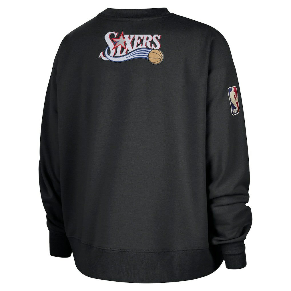NBA Philadelphia 76ers Women's Classic Edition Hardwood Classics Premium Phoenix Fleece Sweatshirt