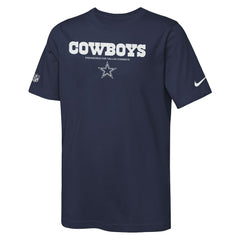 Youth Sideline Team Issue T-Shirt - Dallas Cowboys