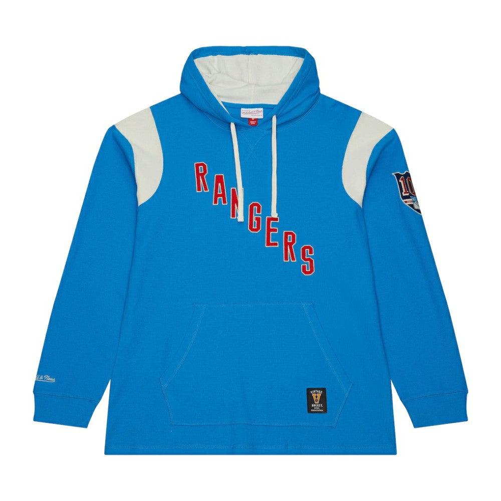 NHL Blue/White New York Rangers Centennial Lightweight Thermal Hoodie