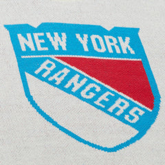NHL Cream New York Rangers Mitchell & Ness Centennial Retro Logo Sweater