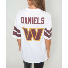 Jayden Daniels  Cuce Women's Crystal V-Neck Tunic - Washington Commanders